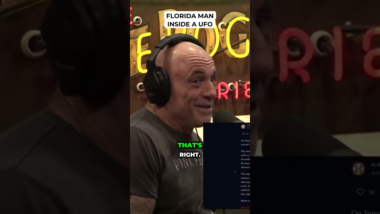 Florida Man Inside a UFO