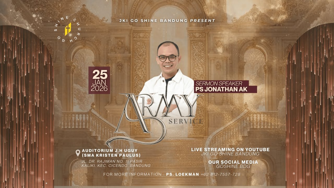 PS JONATHAN AK | ARMY SERVICE | 18.30 WIB | 27 JANUARI 2026 | JKI GO SHINE BANDUNG