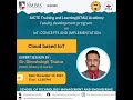 ATAL FDP Day 1 Session 2: Cloud based IoT by Dr. Dineshsingh Thakur