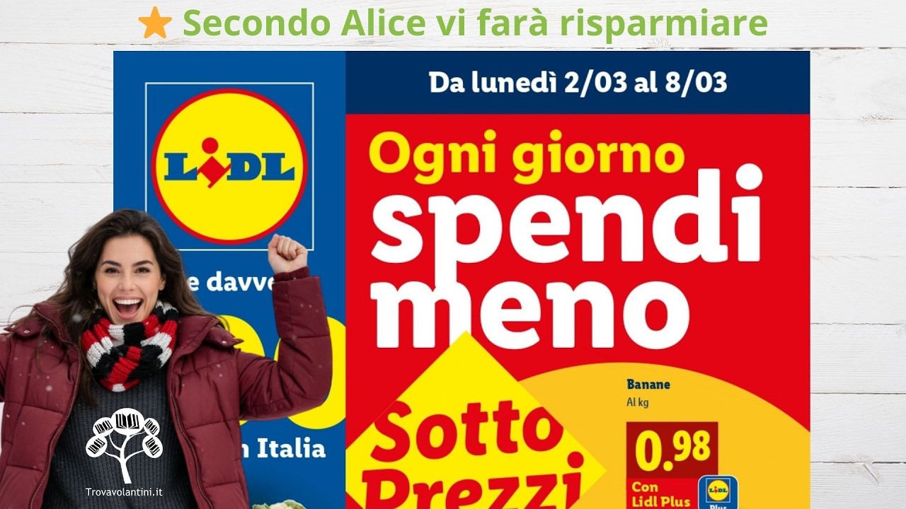 VOLANTINO LIDL dal 2 al 8 marzo 2026