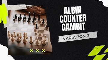 Albin Counter Gambit Variation 3 #chessopening #chessprinciple #chess