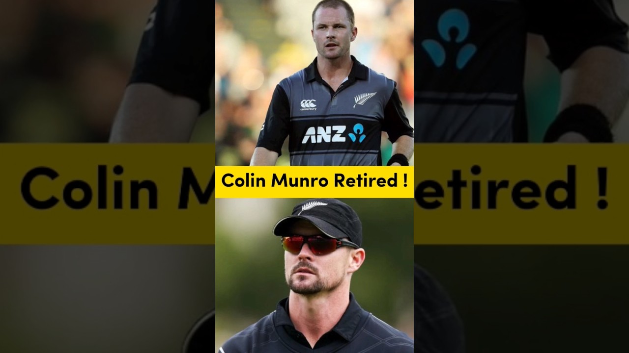 Colin Munro retired from International cricket 
