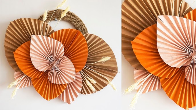 homeward found decor: realistic paper leaf tutorial