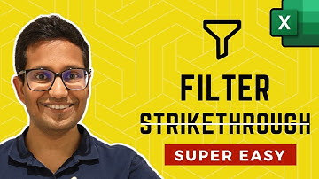 2 Easy Ways to Filter Cells with Strikethrough in Excel