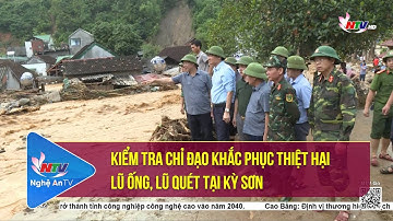 Kiểm tra chỉ đạo khắc phục thiệt hại lũ ống, lũ quét tại Kỳ Sơn