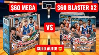 Bowman Basketball 25/26 MEGA VS BLASTER Opening!! Which is Better! GOLD AUTO!! #sportscards #nba