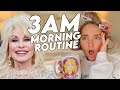 I tried dolly partons 3am morning routine *insane