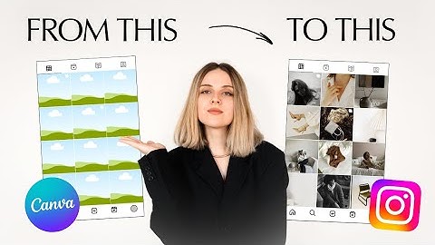 How to Plan your Instagram Feed on CANVA (+ free template)