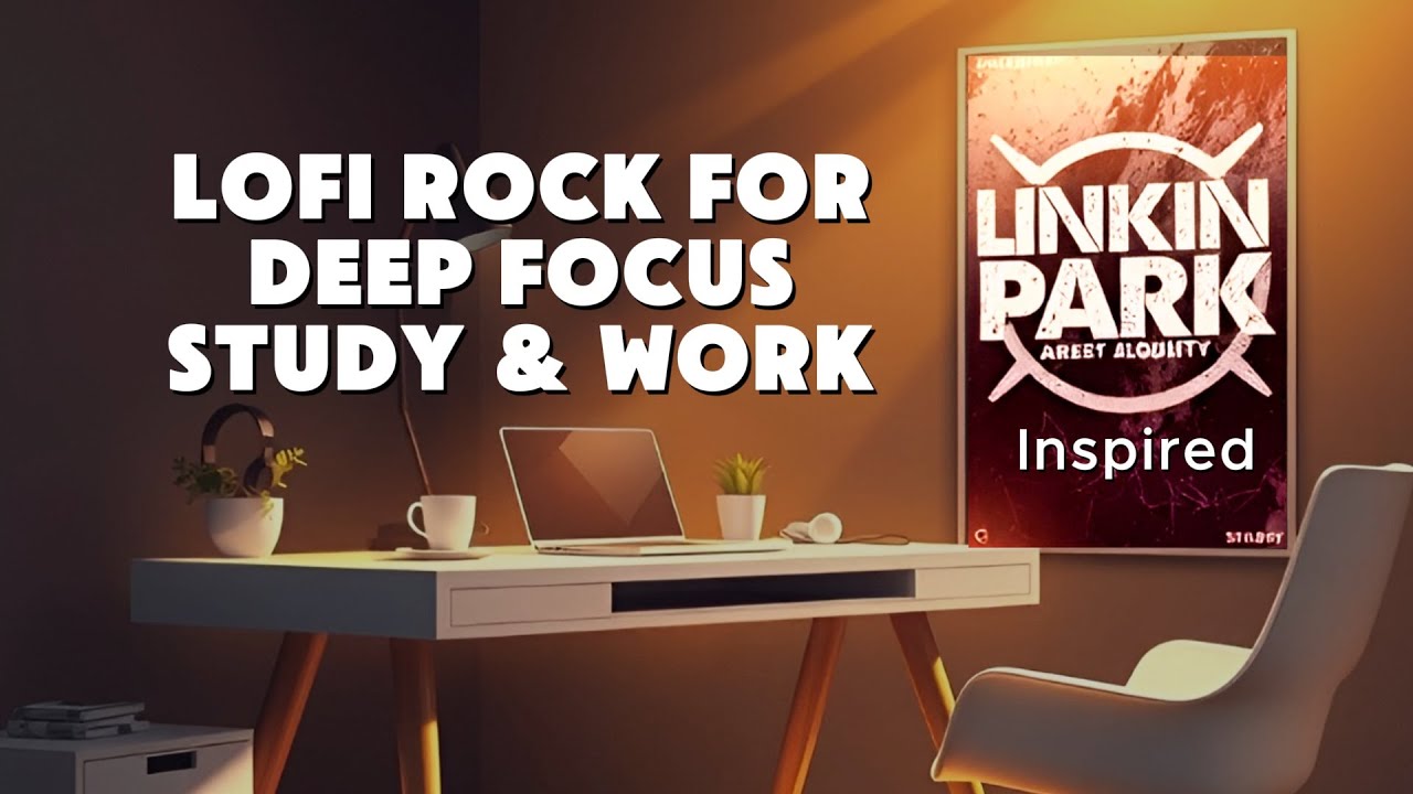 🎧 Lofi Hip Hop Rock for Work, Focus & Study | Relaxing Instrumentals Inspired by Linkin Park