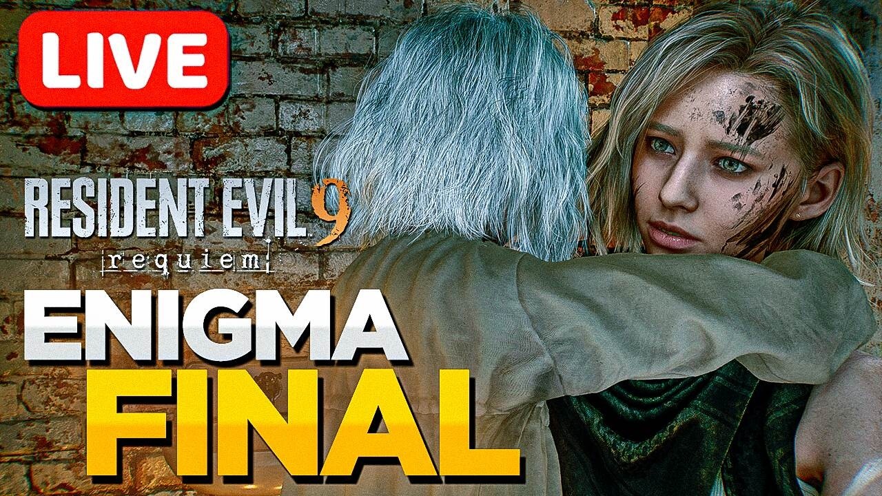 O ENIGMA FINAL em RESIDENT EVIL 9 REQUIEM! Vamos resolver AO VIVO