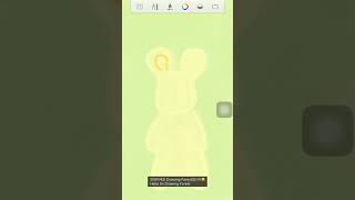 Drawing a rabbit on iphone by hand!🐰🥕🐰 screenshot 5