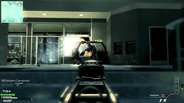 MW3 - Type-95 #7 man kill feed