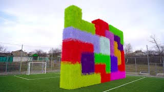 Hairy Tetris in Real Life