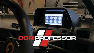 RWD K10 Micra. Touchscreen raspberry pi dash. No more need for the laptop.