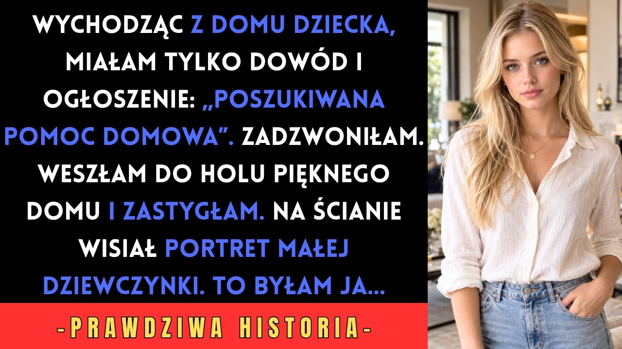 Wychodząc z domu dziecka, miałam tylko dowód osobisty i wycięte z gazety ogłoszenie o pracy domowej…