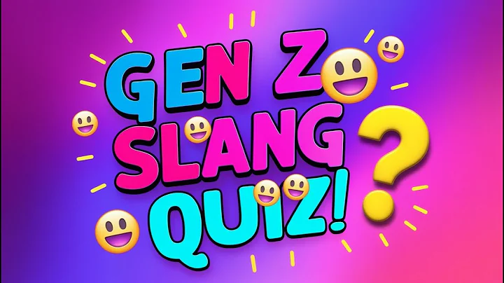 Do You Know Gen Z Slang? | Fun Quiz Challenge