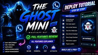 👻 The Ghost Mini Bot Deploy Tutorial (2026) | Full Setup Guide + All Features Review 🔥 #trending 