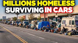 Real Life America's Homeless Crisis — Millions Homeless, Living in Cars Nobody Notices