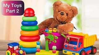 My toys my joy - Part 2 | Building Blocks | Snail|  Teddy | Water Pumping Game