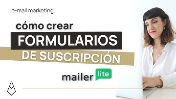 COMO CREAR FORMULARIOS DE SUSCRIPCIÓN 🚀 CON MAILERLITE ✅ añadir en BLOGGER