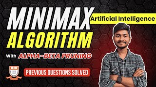 Minimax Algorithm with Alpha Beta Pruning | UIU Question Solved | Artificial Intelligence