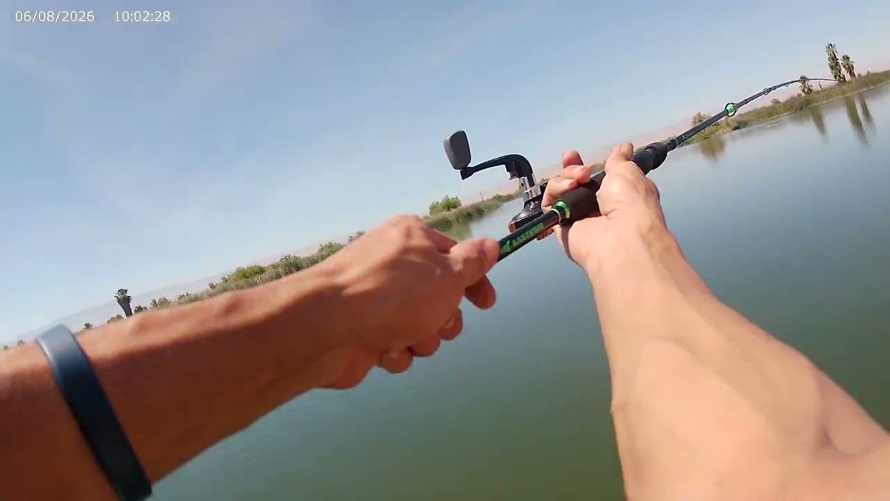 Bakersfield Bass fishing Lake Buena Vista!!! (HugeBreakOff!!!) (part3/4)