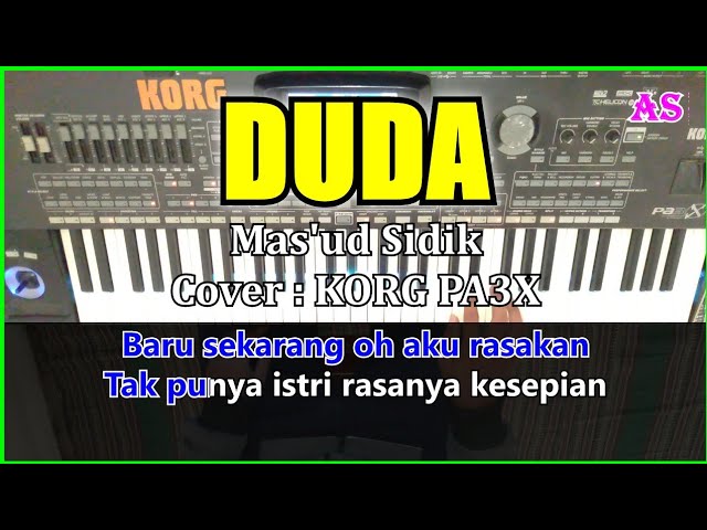 DUDA - Mas'ud Sidik - Karaoke Qasidah ( Cover ) Korg pa3x class=