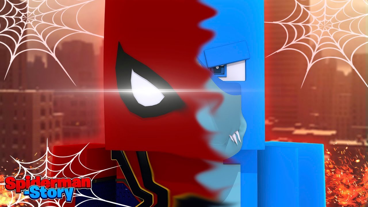 SHARKY IS BECOMING SPIDERMAN !! Minecraft (Custom Roleplay) #1