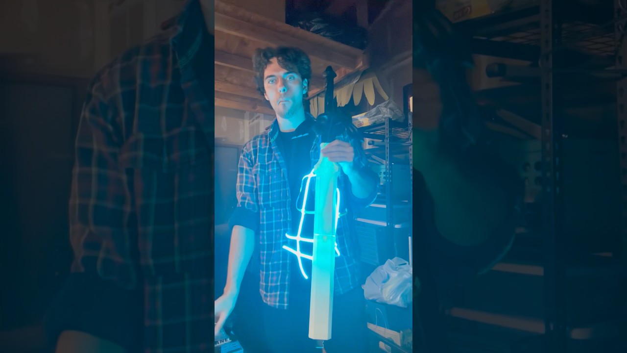 LED MASTER SWORD 3D print from the legend of Zelda