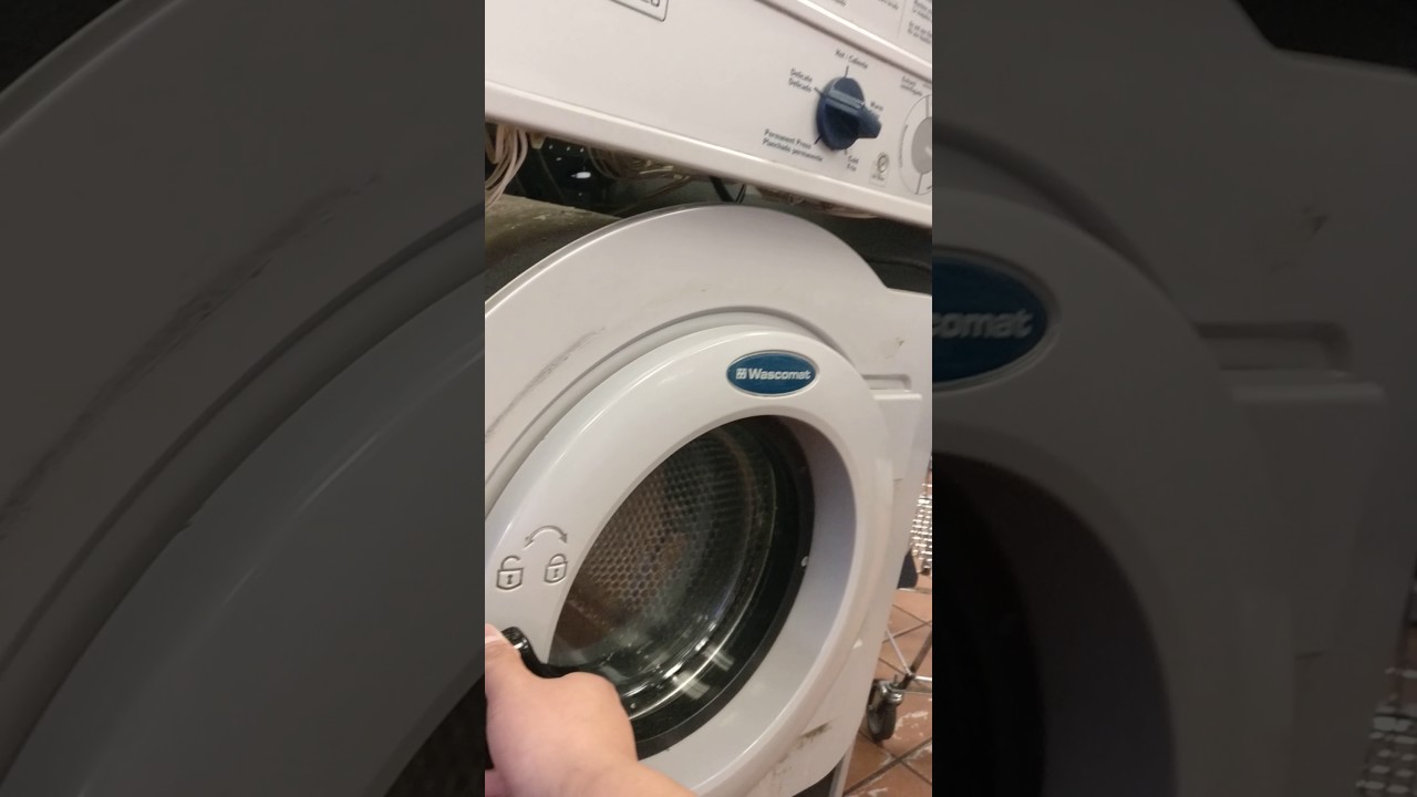 Commercial Washers & Dryers White Used Front Load Washer Door For