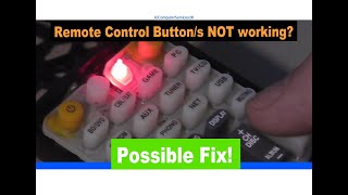 AJCSUK HD - Remote Control Button/s not working - Possible Fix!