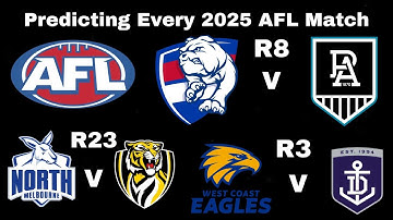 Predicting Every 2025 AFL Match (On Squiggle)