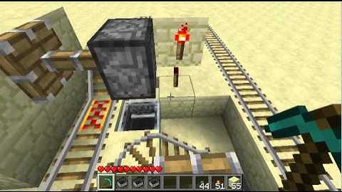 Perpetual 4-Way Double-Track Minecart Intersection