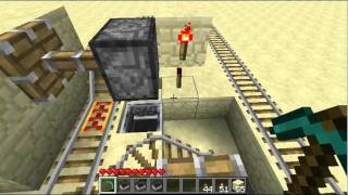 Perpetual 4-Way Double-Track Minecart Intersection