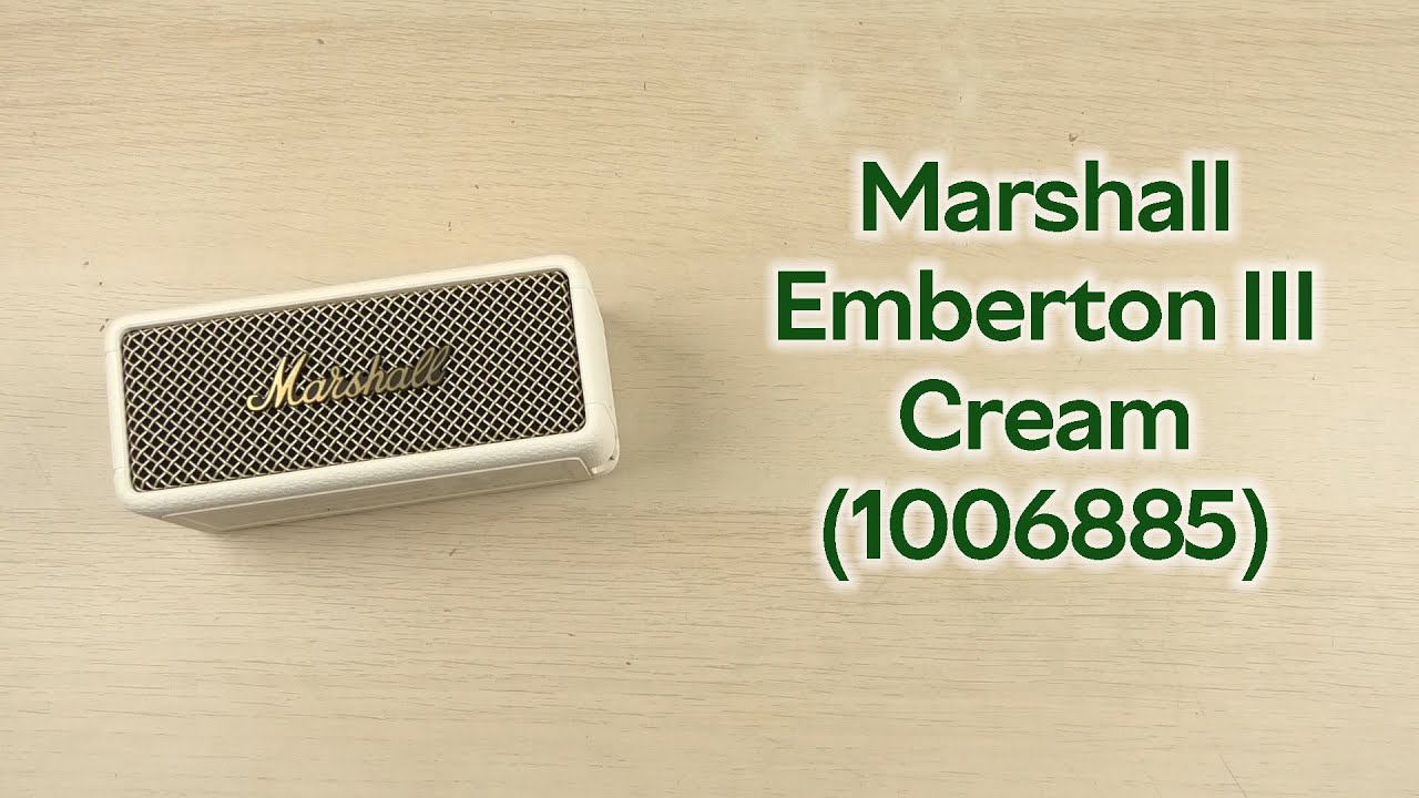 Портативная колонка Marshall Emberton III 20W Cream (1006885