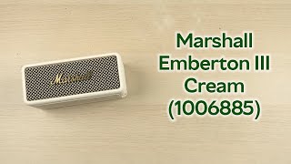 Портативная колонка Marshall Emberton III 20W Cream (1006885