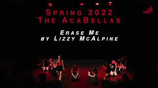 Erase Me - Lizzie McAlpine feat. Jacob Collier (The AcaBellas Cover)