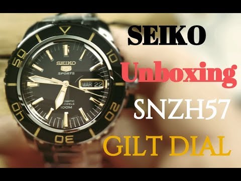 SEIKO 5 Unboxing SNZH57 Fifty Five Fathoms Best Seiko 5 for the money