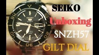 SEIKO 5 Unboxing SNZH57 Fifty Five Fathoms Best Seiko 5 for the