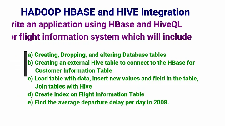 HBASE HIVE HADOOP CREATING EXTERNAL HIVE TABLE USING HIVE AND JOINS USING HIVE