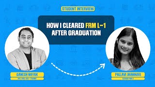 FRM Exam Conquest: Master the FRM L1 with Pallavi Jhanwar and Ganesh Nayak | Fintelligents #frm