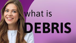 Debris  Debris Meaning