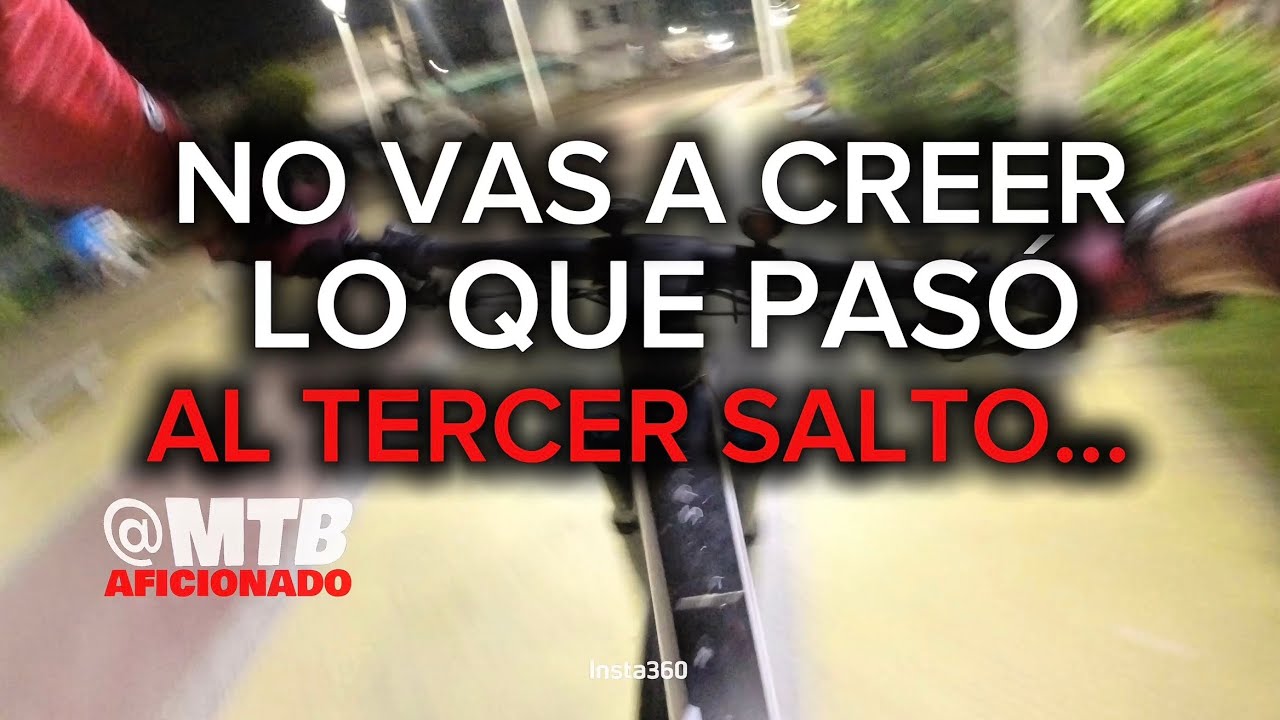 NO VAS A CREER LO QUE PASÓ AL TERCER SALTO... - YouTube