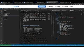 Meta introduction to Frontend Development  Week 2- Assignment 2-Styling a page   Coursera  2023