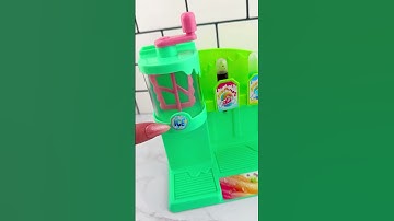 So Slime DIY ICEE Snow Cone Slime Maker Satisfying Video ASMR! 🍧 #shorts #fidgets #asmr