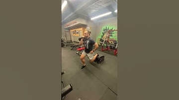 Maximize lower body strength stability and balance with the ipsilateral Bulgarian split squat#shorts