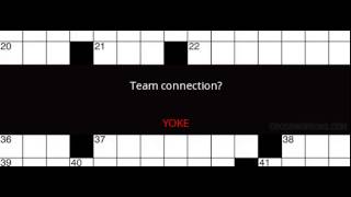Team connection Crossword Clue Solution