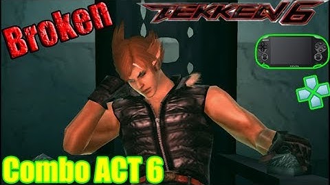 Tekken 6 PSP Broken Combo Act 6 (Textures Replaced n Cwcheat)