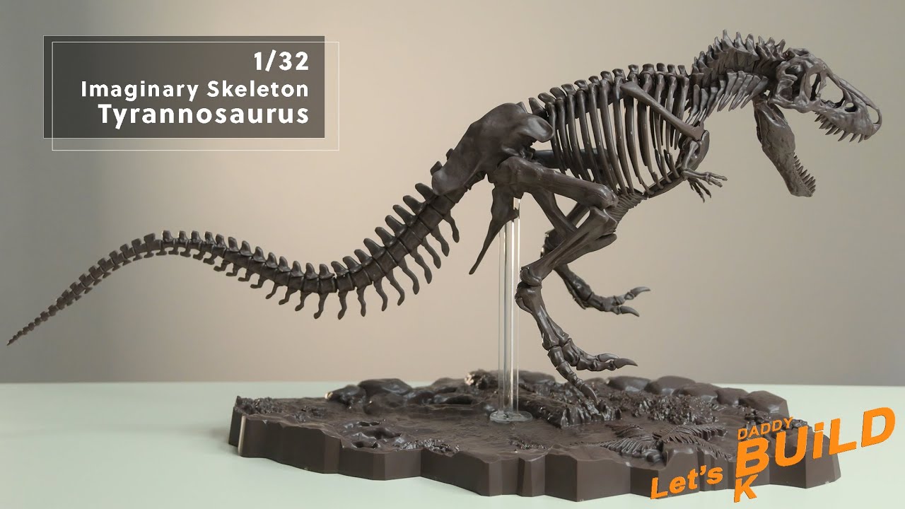 その他 T-Rex V1s Let's build 1/32 Imaginary Skeleton Tyrannosaurus rex | ASMR