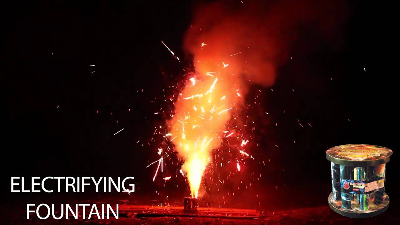 Red Rhino Fireworks - Electrifying Fountain